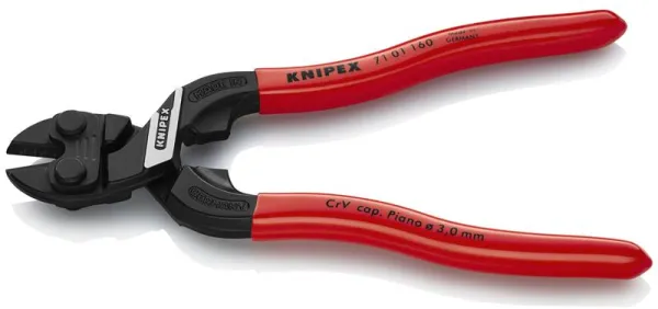 Knipex KNIPEX CoBolt® S Kompakt boltekutter svart atramentert, belagt med plast 160 mm