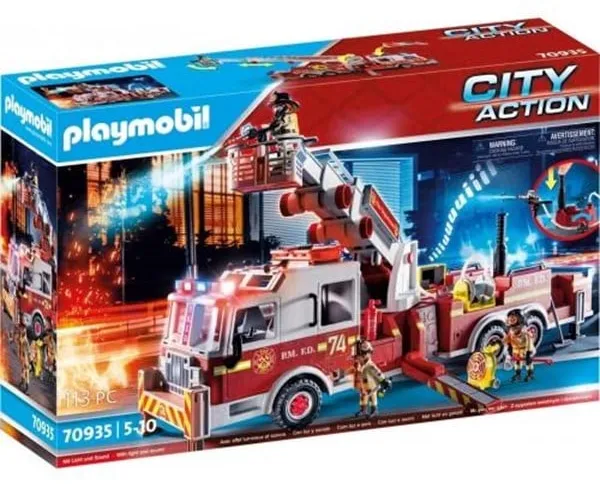 Playmobil City Action - Brannbil: US Tower Stige