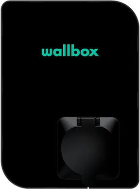 Wallbox Copper SB ladeboks med Wi-Fi 22 kW Type 1 og 2, sort