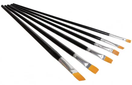 Artino Malerpensler/Kunstnersett Flate Syntetisk Ass. størrelser