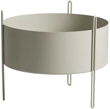 Woud Pidestall Potteplante Medium Grå