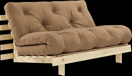 Karup Design Roots Sovesofa M. Madras 140x200 755 Mocca/Furutre
