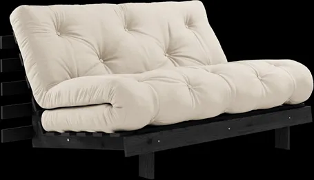 Karup Design Roots Sovesofa M. Madrass 140x200 747 Beige/Sort Furu